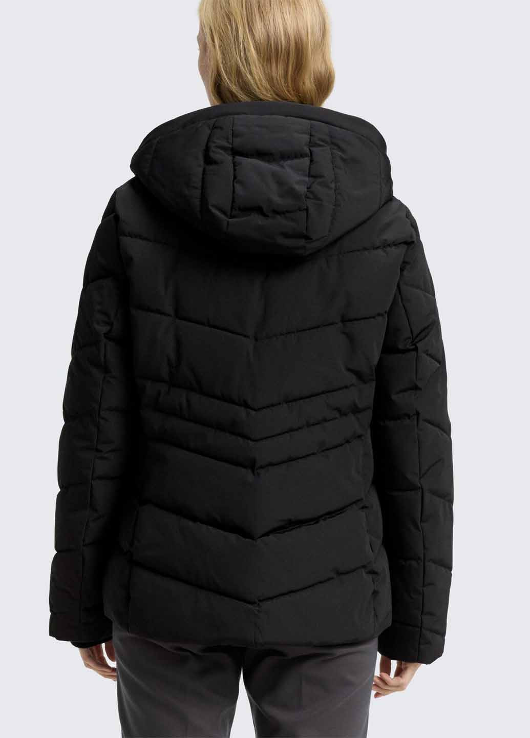 Чорна зимня куртка Tom Tailor