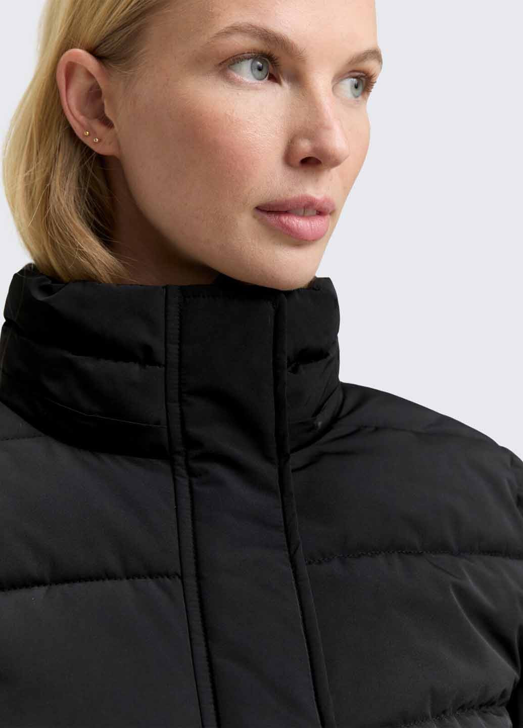 Чорна зимня куртка Tom Tailor