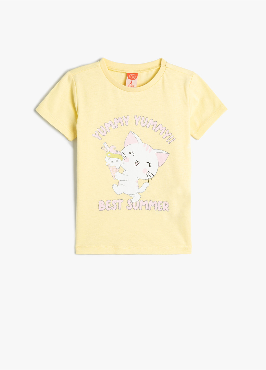 Жовта літня футболка KOTON