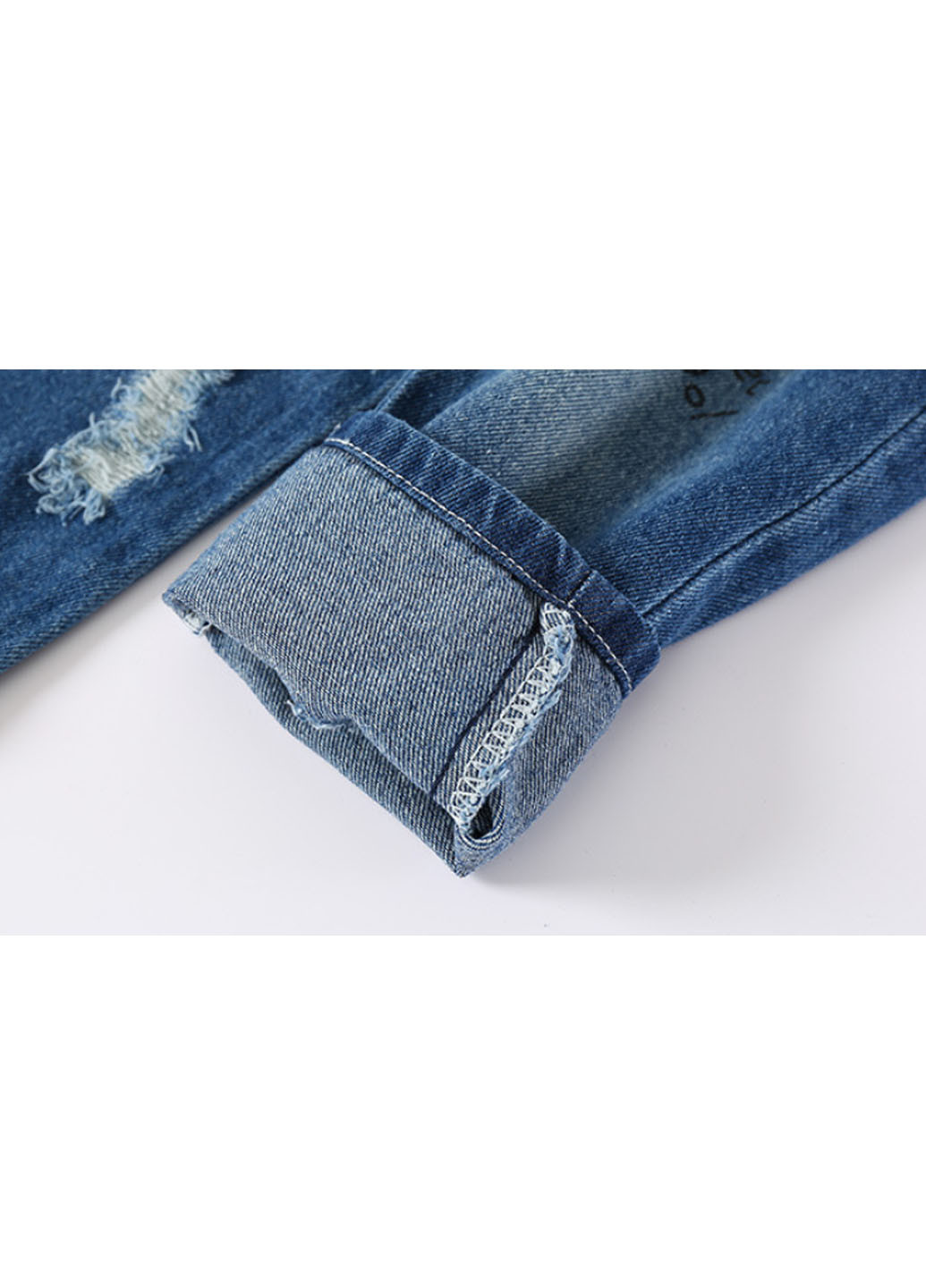 Синие летние джинсы No Brand