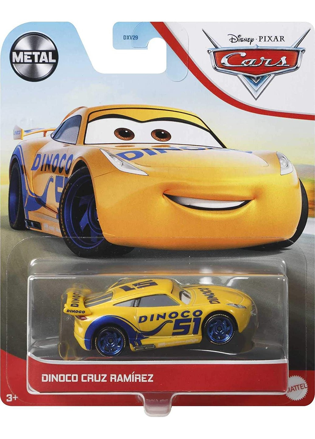 3 Disney Pixar Cars Dinoco Cruz Ramirez DXV29 Mattel 255254359 255254359