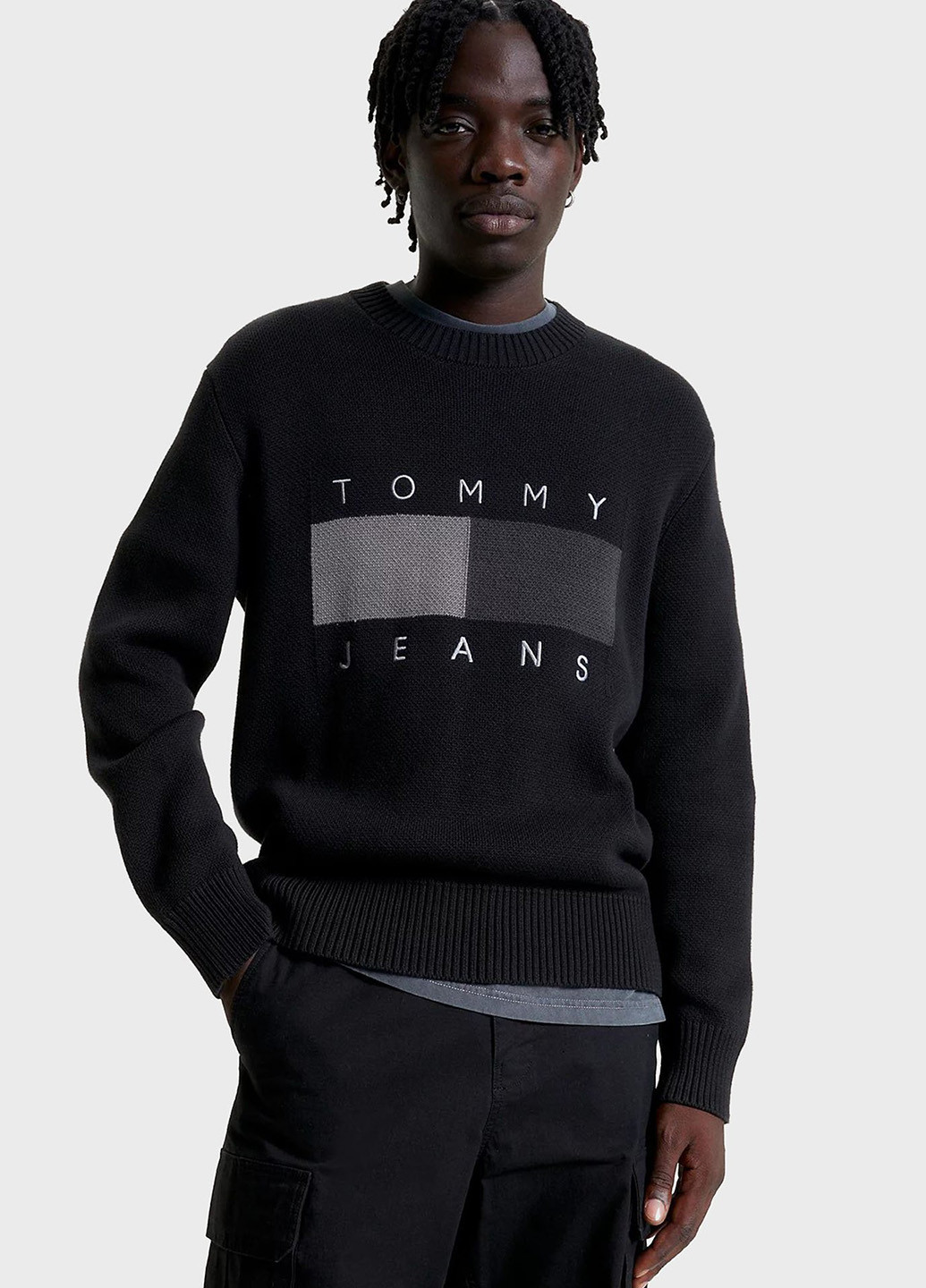 Черный демисезонный джемпер джемпер Tommy Jeans