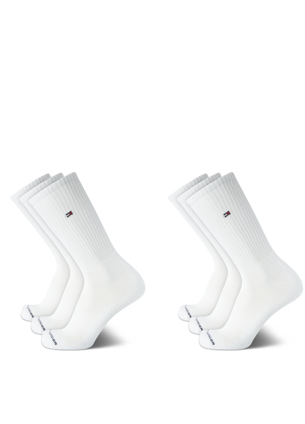 Белые носки (6 пар) Tommy Hilfiger логотипы (304767329)