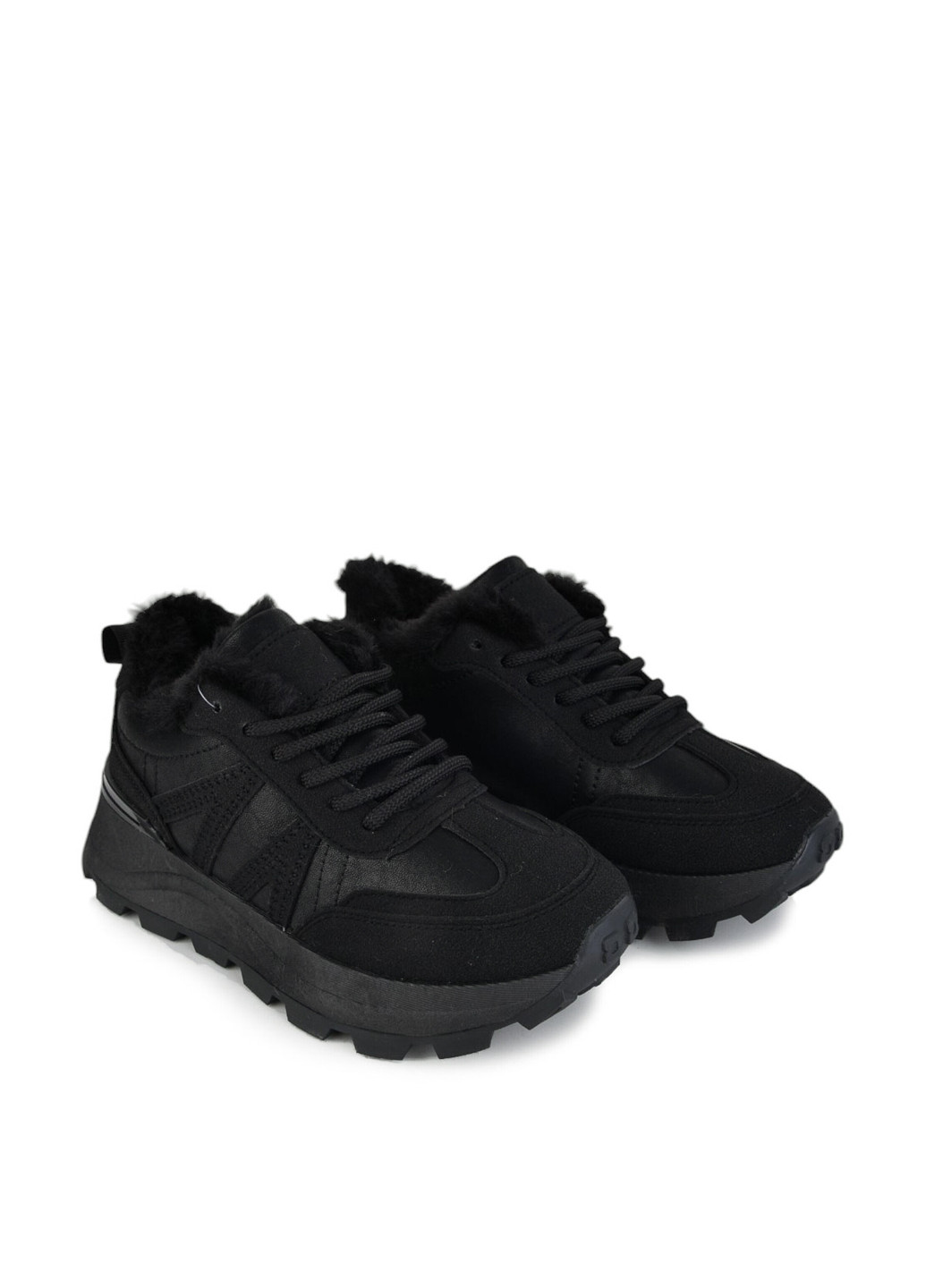 Кроссовки Loretta M211 чёрные зима (362121685)