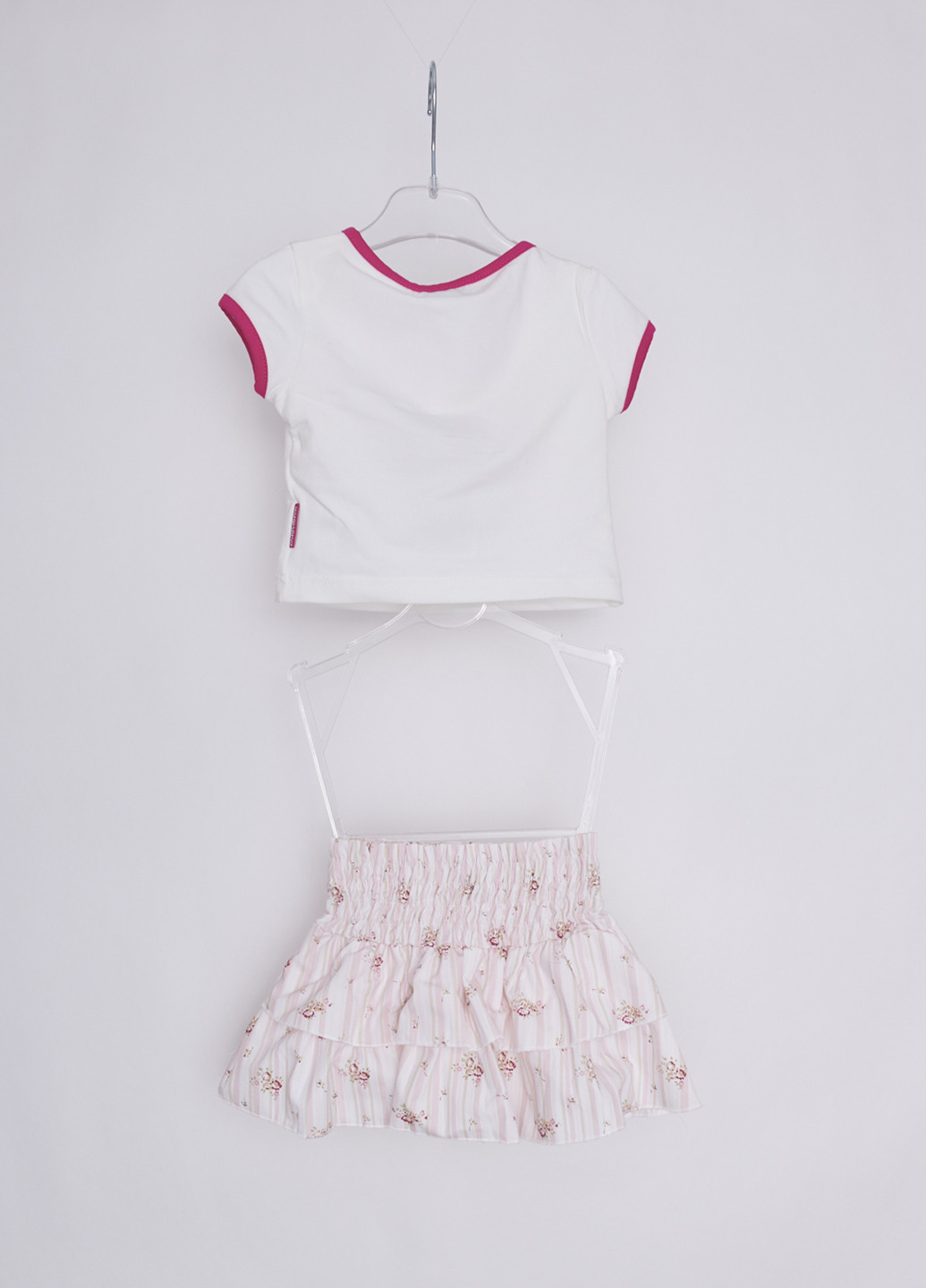 Комбинированный летний комплект (футболка, юбка) Mandarino