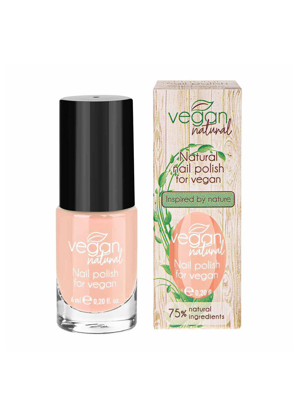Лак для ногтей №01 бледный персиковый Vegan Natural (215881472)