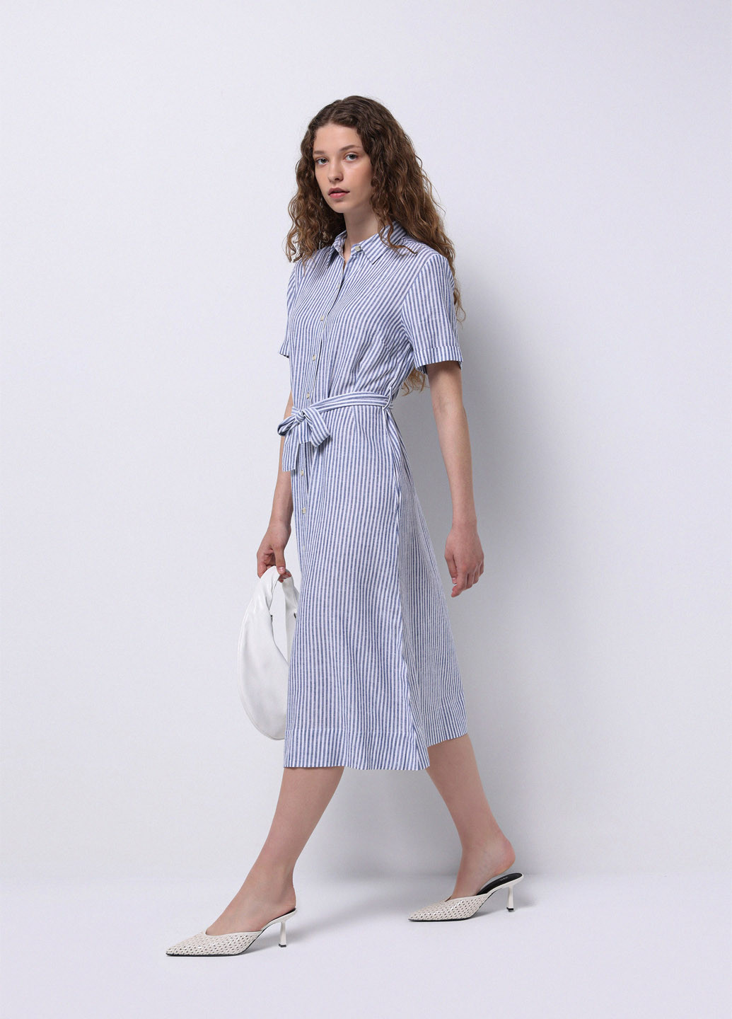 Комбінована кежуал сукня сукня-сорочка Colin's в смужку