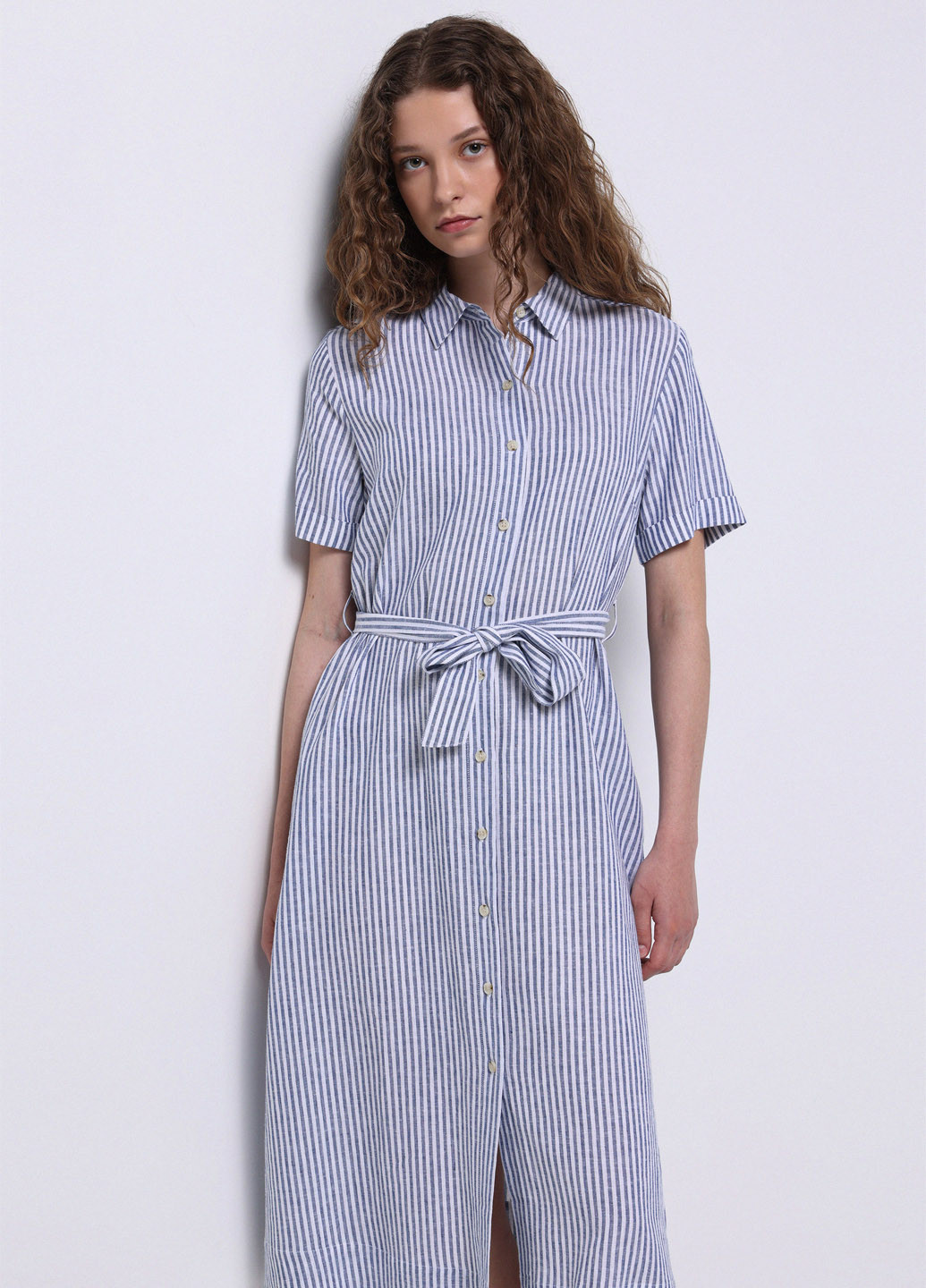Комбінована кежуал сукня сукня-сорочка Colin's в смужку