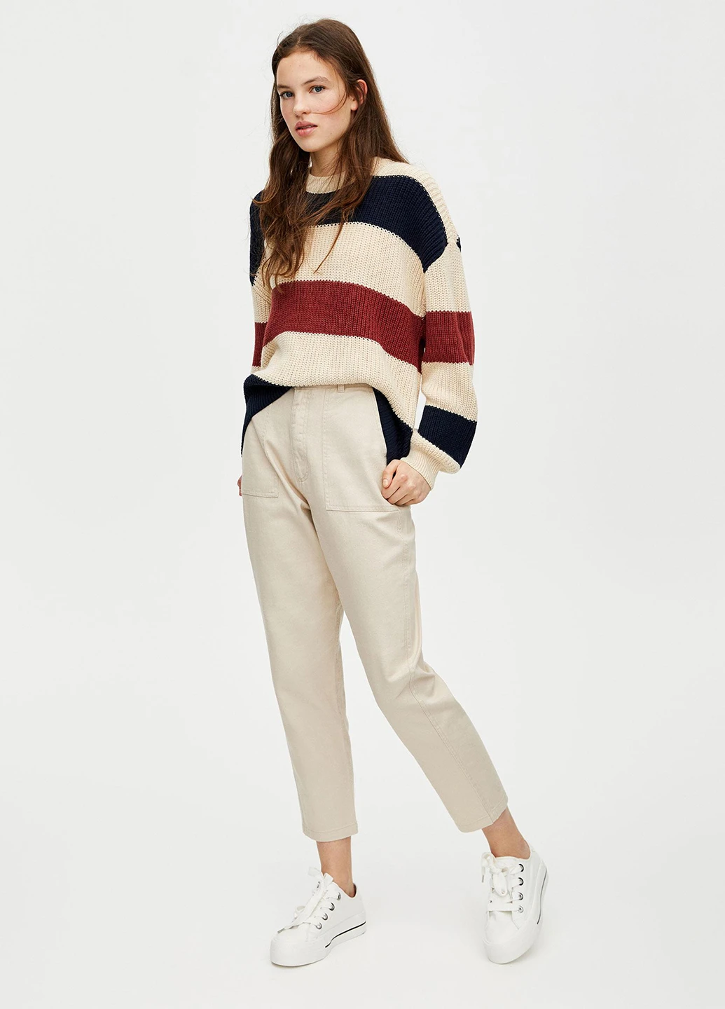 Бежевый демисезонный джемпер джемпер Pull & Bear