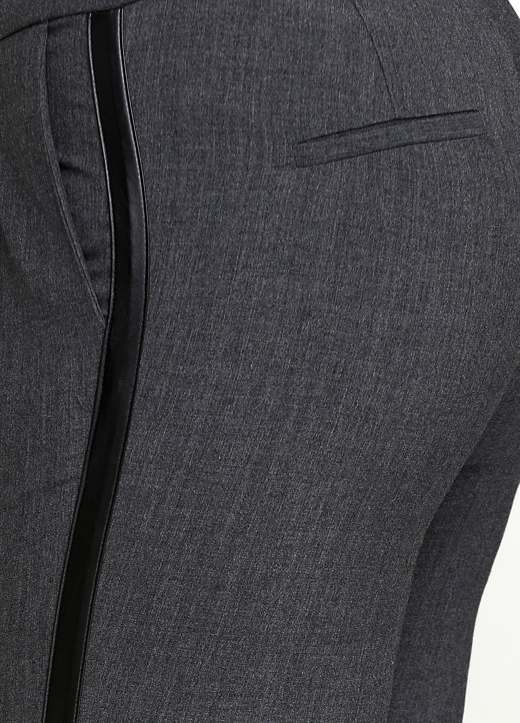 Грифельно-серые кэжуал демисезонные зауженные брюки Fransa