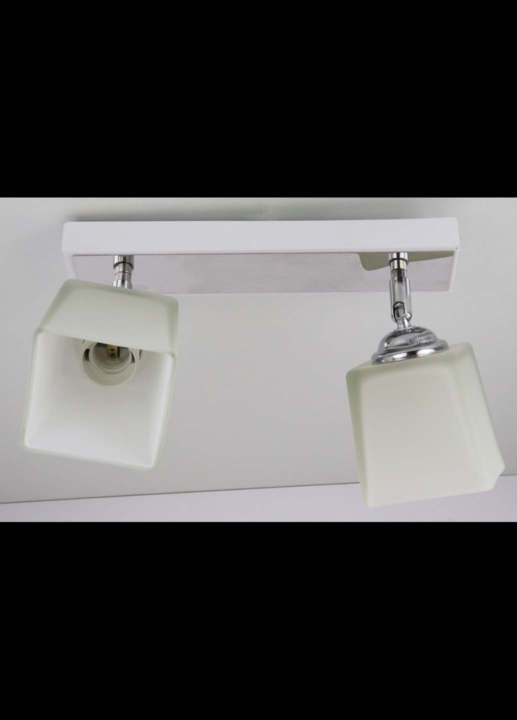 Люстра стельова на 2 лампочки 51203/2-wh Білий 19х9х30 см. Handmade (234537570)