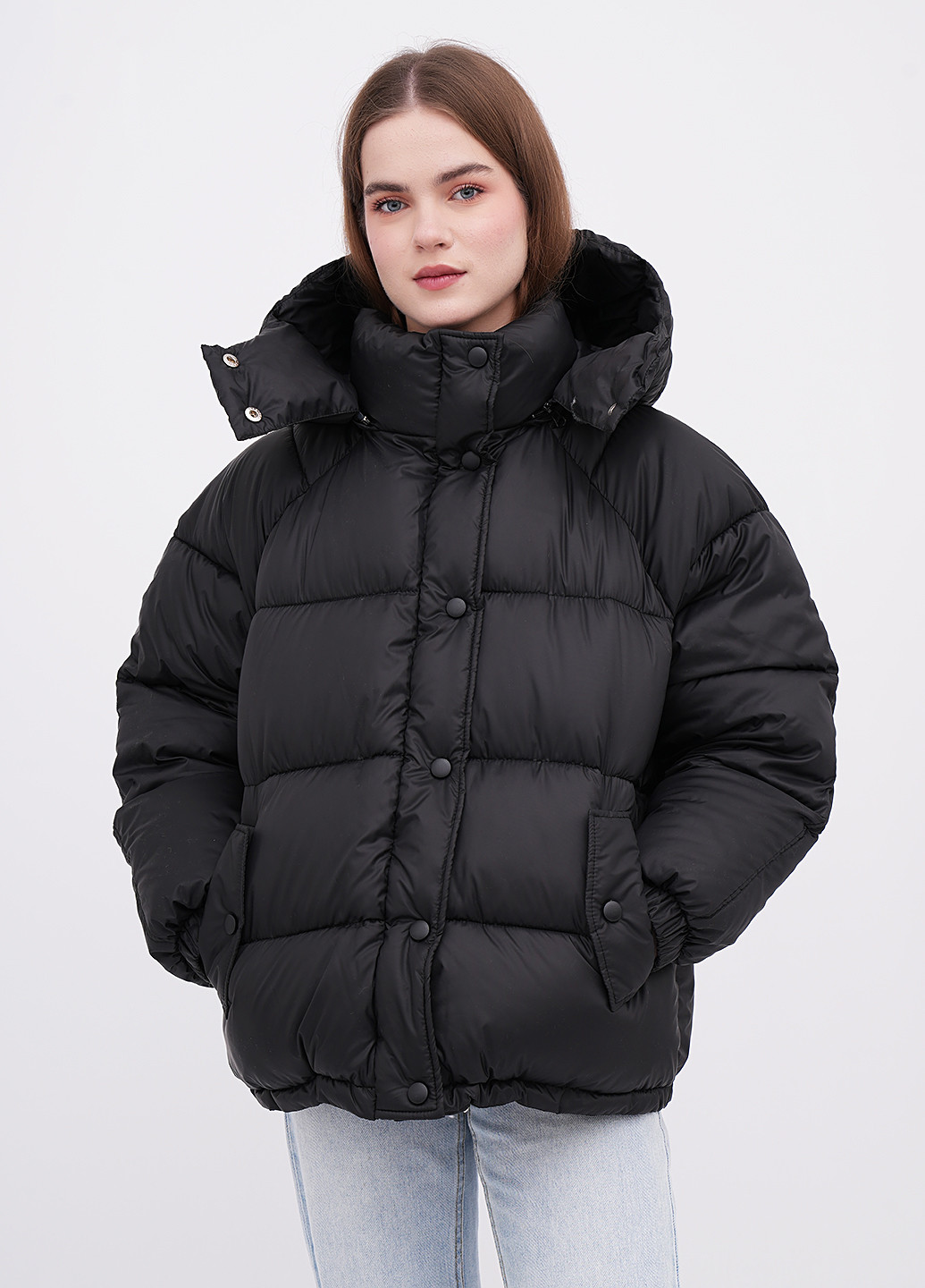 Черная зимняя куртка EQUILIBRI