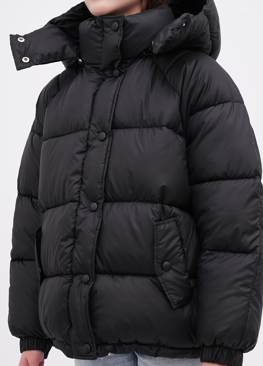 Черная зимняя куртка EQUILIBRI