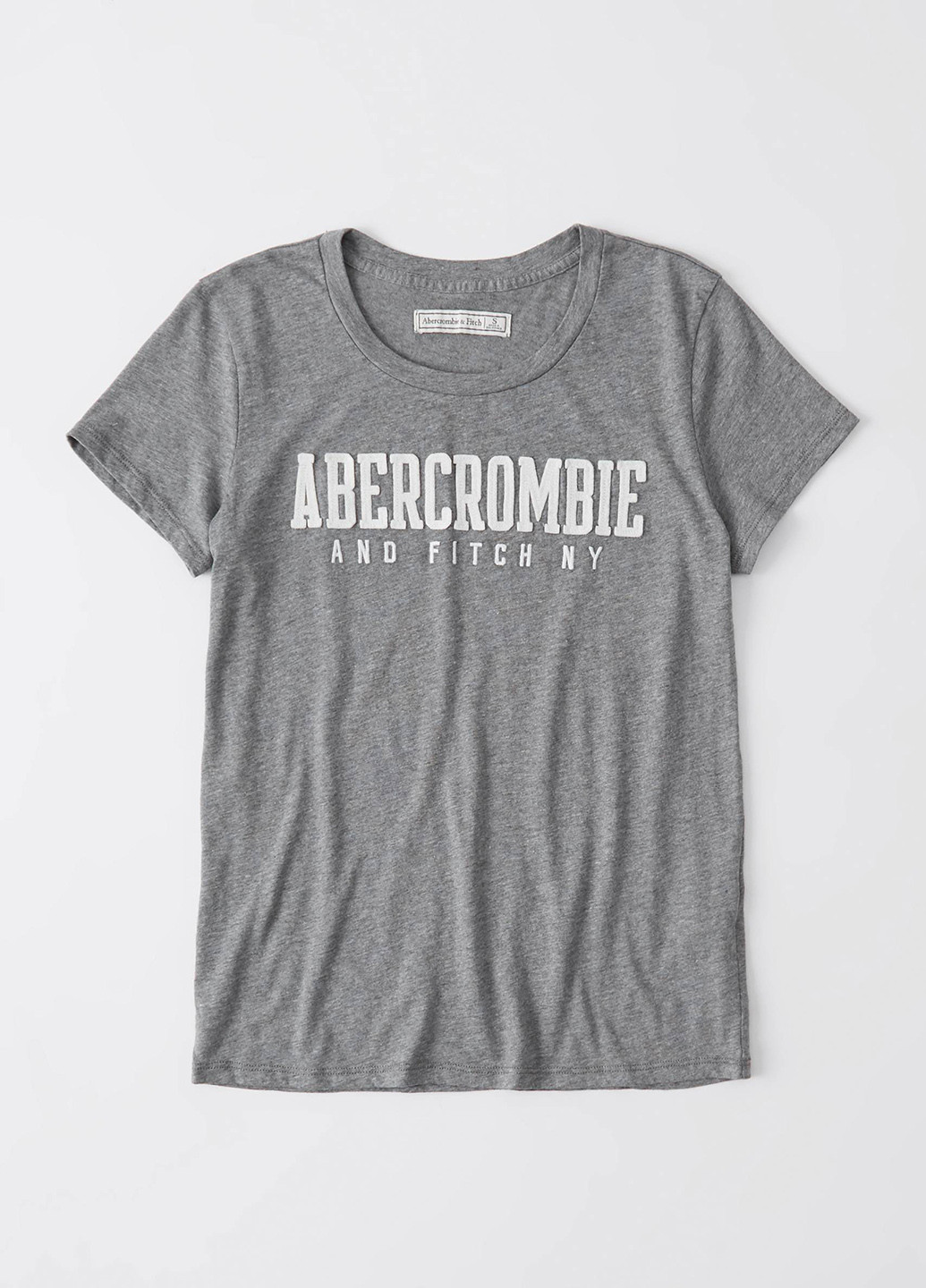 Сіра літня футболка Abercrombie & Fitch