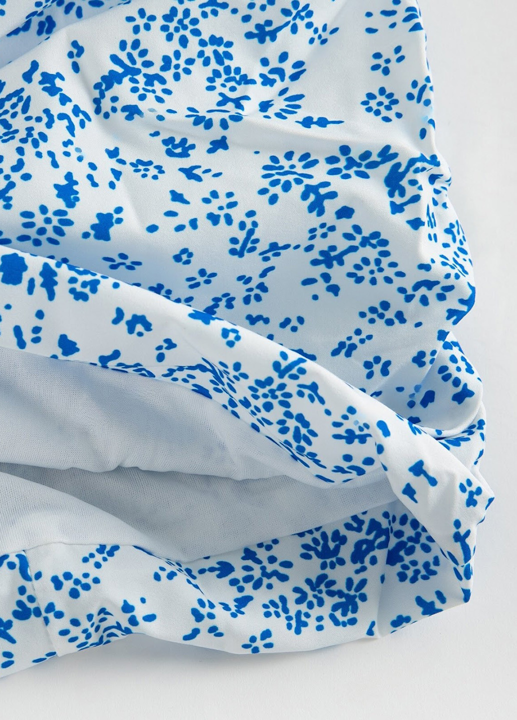 Білий кежуал сукня на одне плече, силуетна, з відкритою спиною SHEIN з квітковим принтом