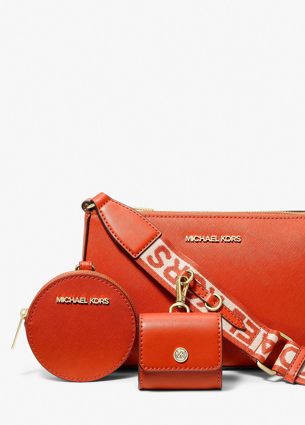 Набір (гаманець, сумка, кейс для навушників) Michael Kors (368668192)