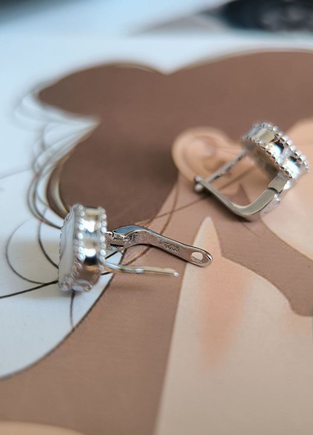 Сережки Silver Flame (369649451)