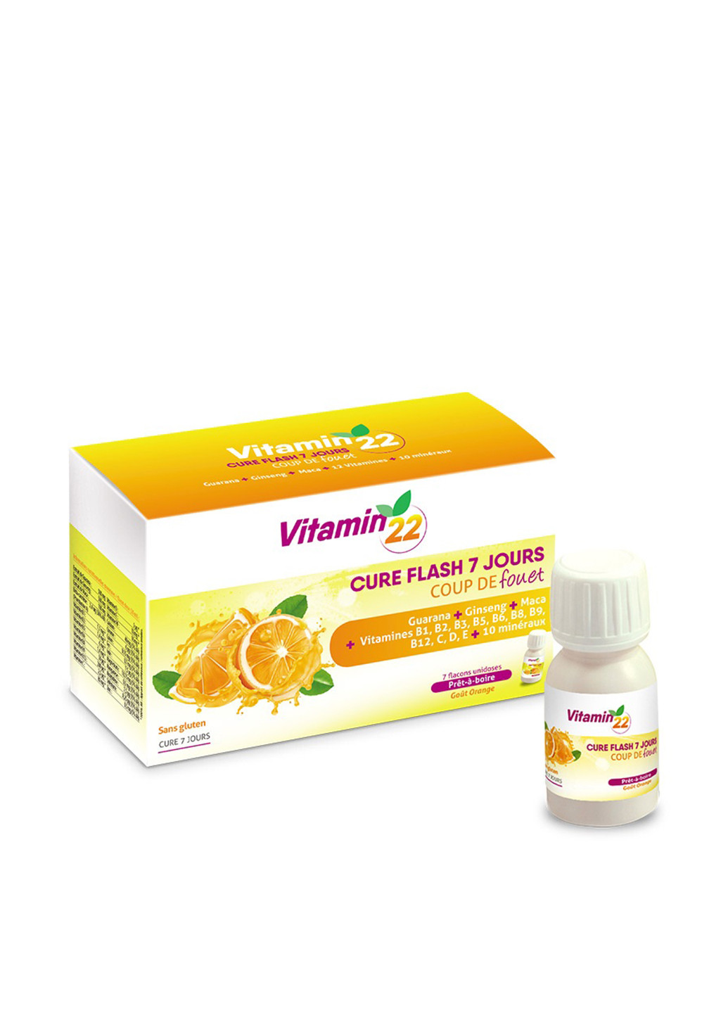 VITAMIN’22 КУРС БЛИСКАВКА 7 ДНІВ / CURE FLASH 7 JOURS, 7 флаконів-доз Vitamin'22 (17020495)