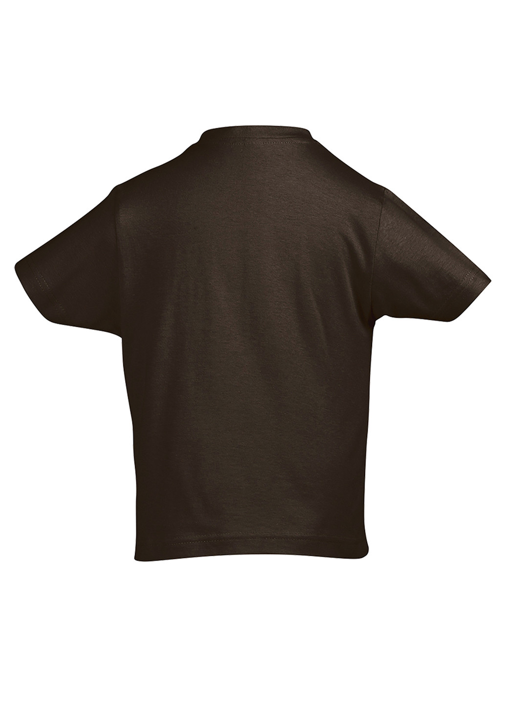 Шоколадная летняя футболка с коротким рукавом Sol's