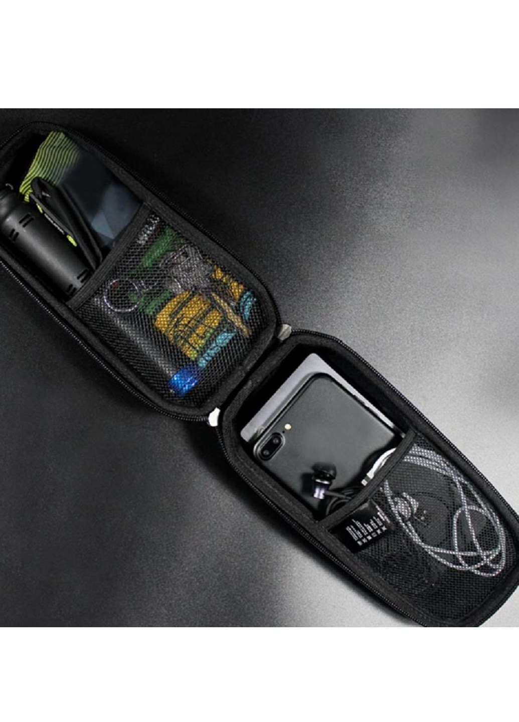 Велосумка бардачок сумка на раму велосипеда на блискавці водонепроникна 23х10,5х8,5 см (37245-Нов) Unbranded (253055594)