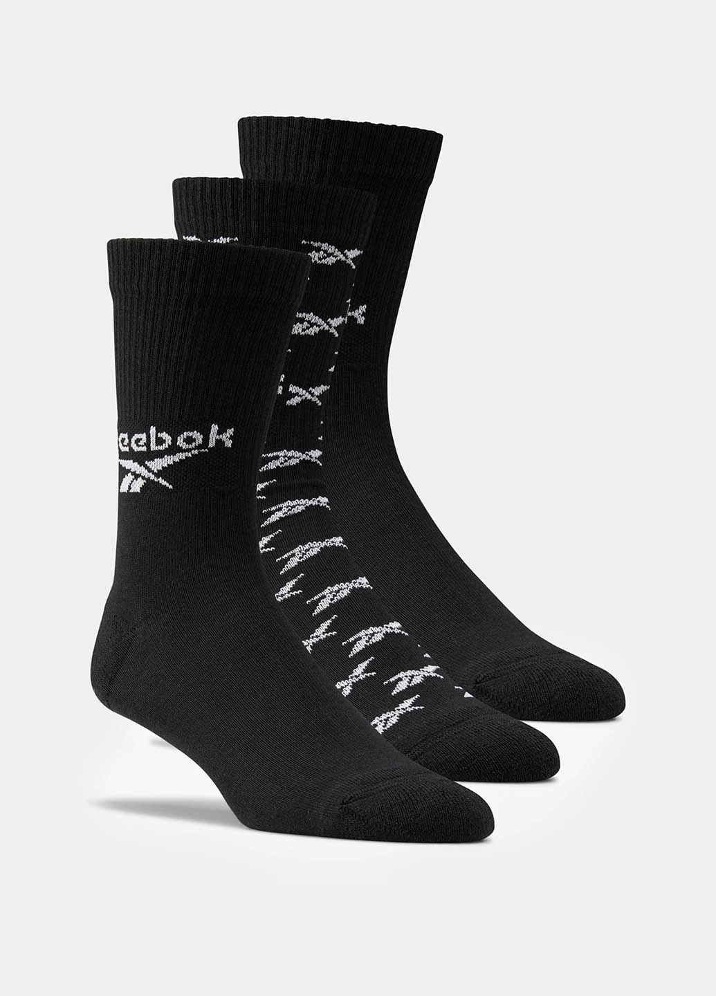 Чорні шкарпетки (3 пари) Reebok логотипи (329047447)