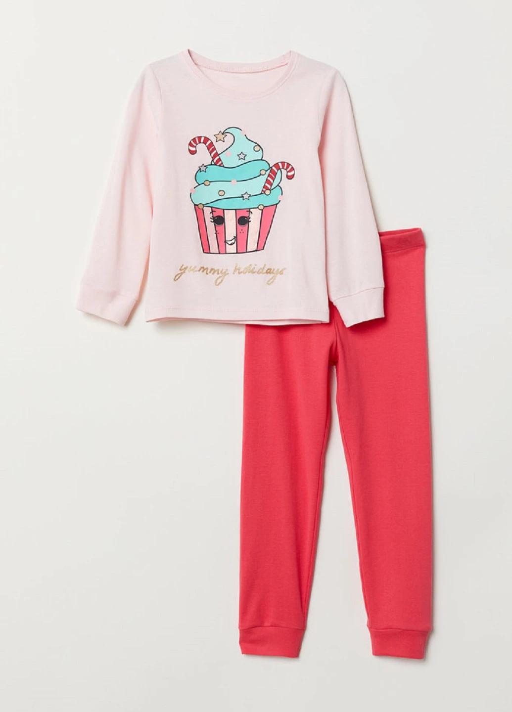 Комбінована всесезон піжама (лонгслів, брюки) H&M