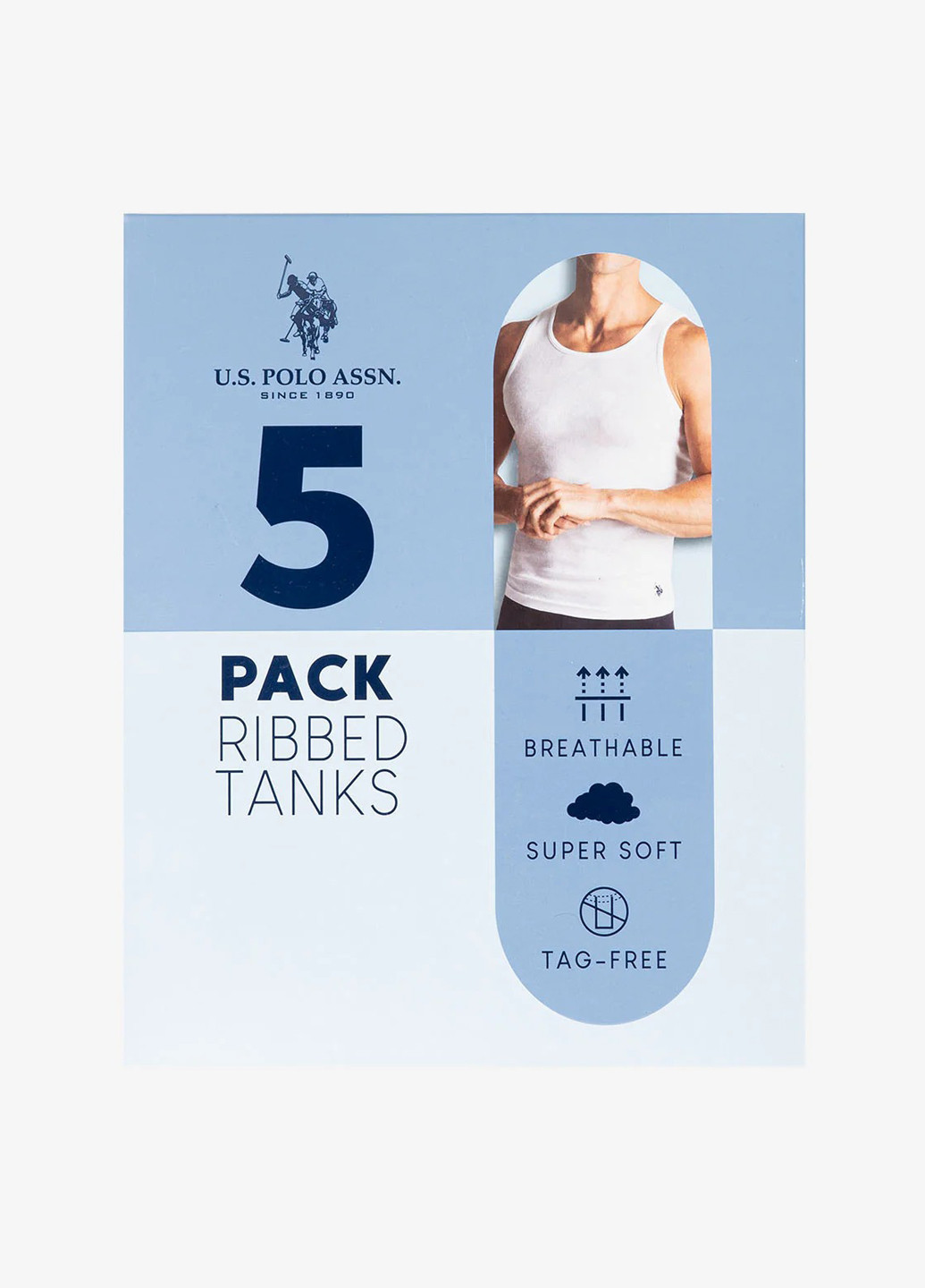 Майка (5 шт.) U.S. Polo Assn. (372003767)