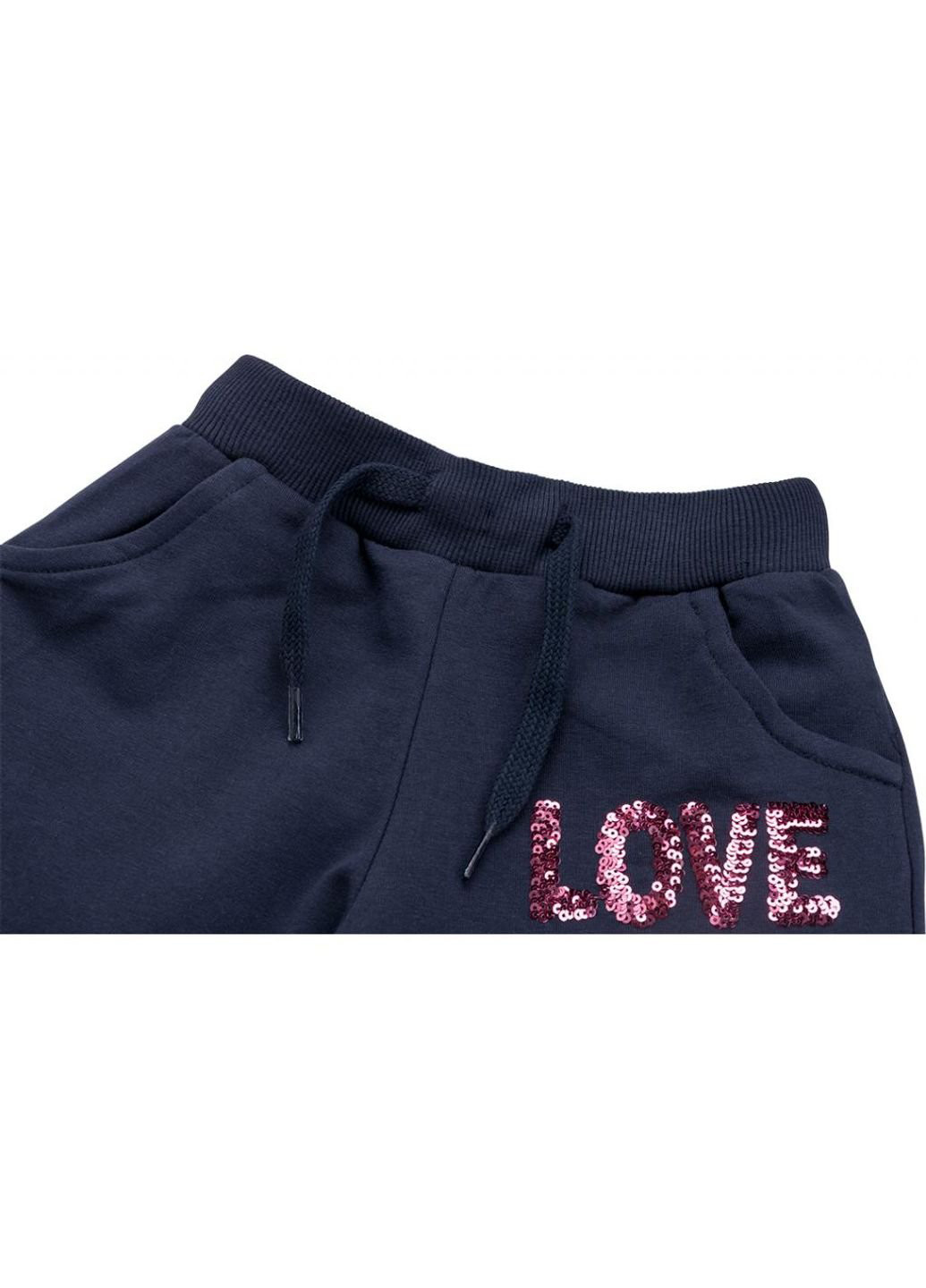 Коралловый набор детской одежды кофта с брюками с котиком и бантиком (8271-104g-pink) Breeze