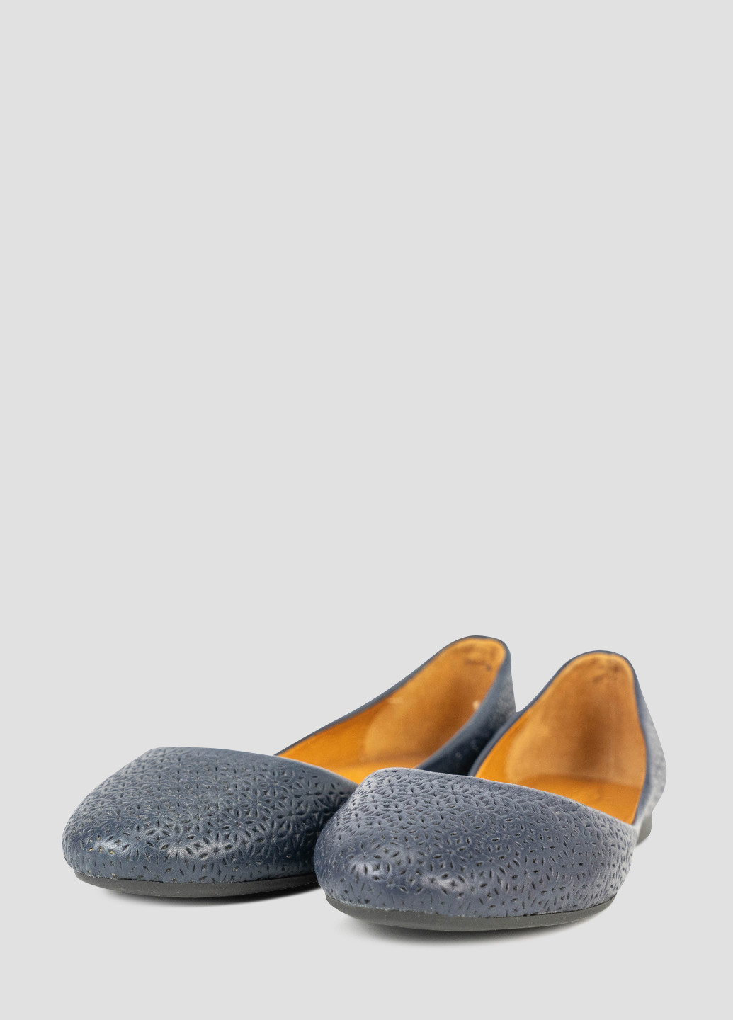 Жіночі балетки Viscala | сині однотонні перфорація натуральна шкіра (303293071)