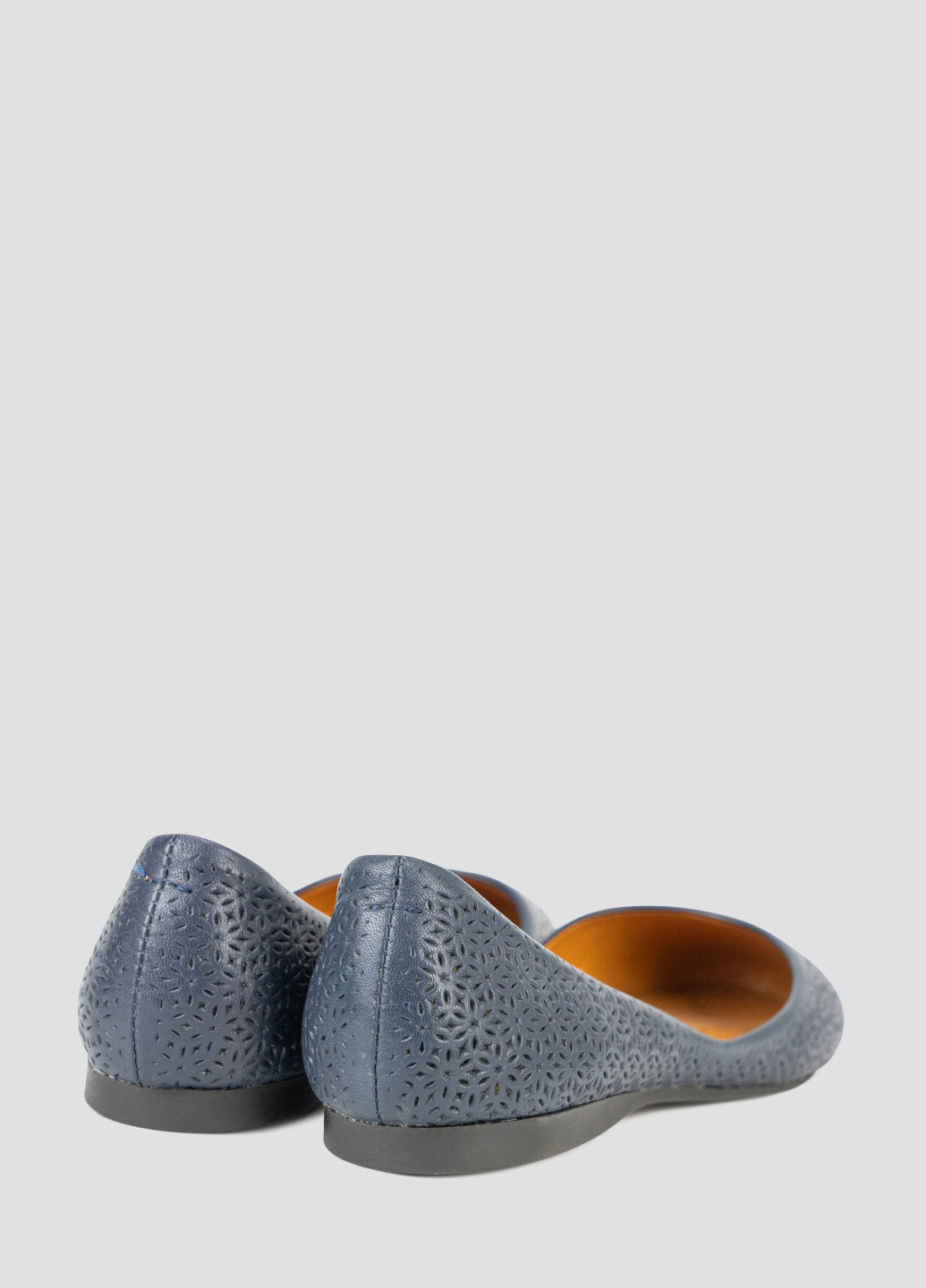 Жіночі балетки Viscala | сині однотонні перфорація натуральна шкіра (303293071)