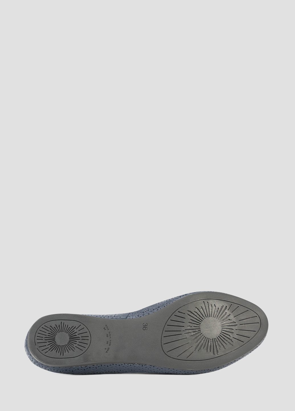 Жіночі балетки Viscala | сині однотонні перфорація натуральна шкіра (303293071)