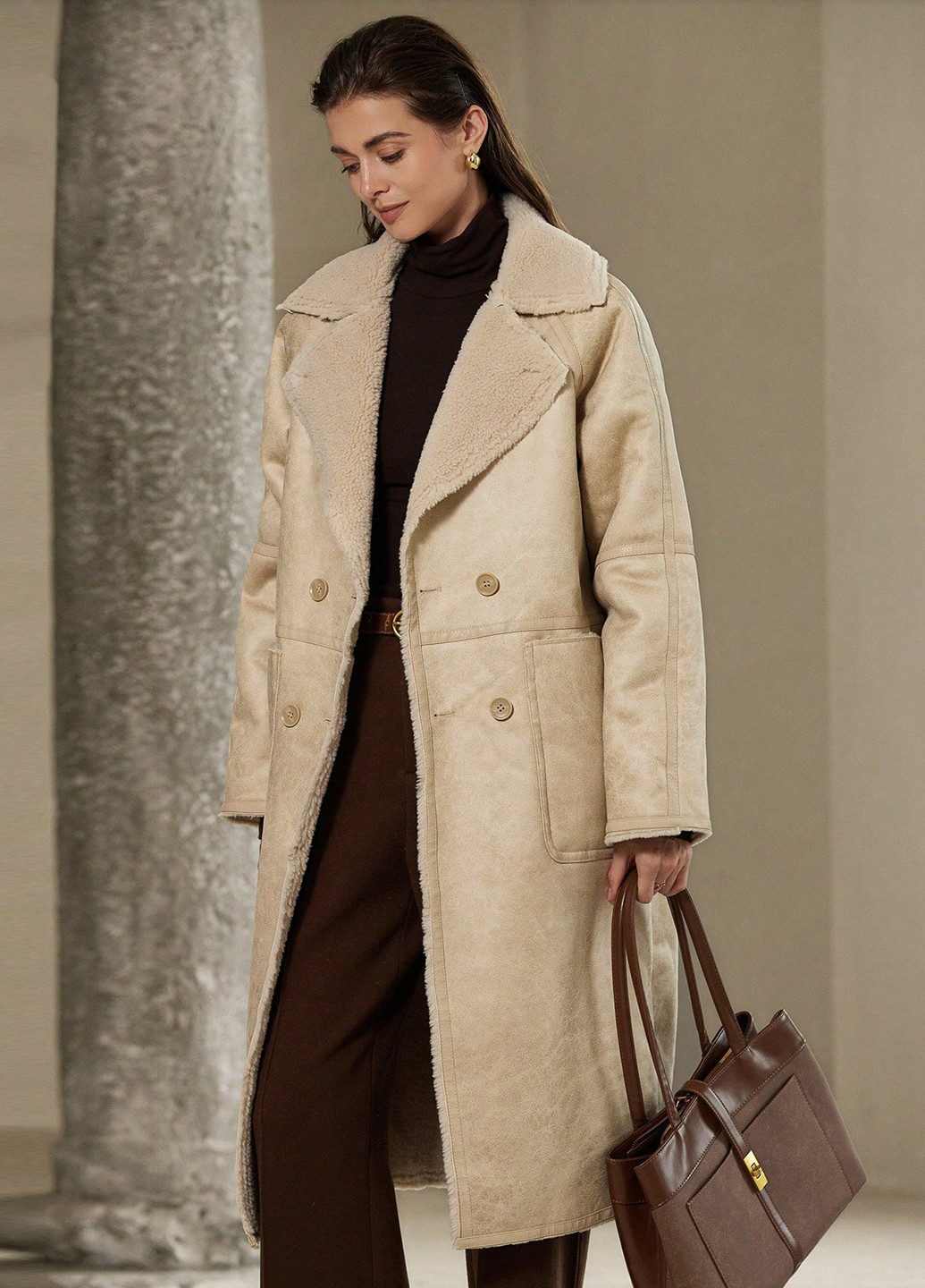 Дубленка SHEIN (334101447)