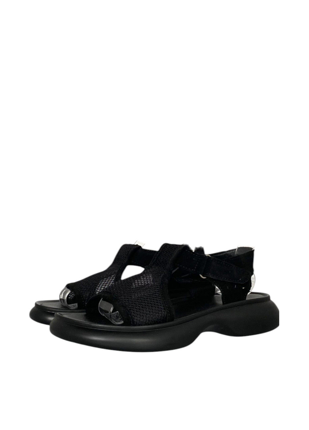 Черные босоножки Ailinda на липучке