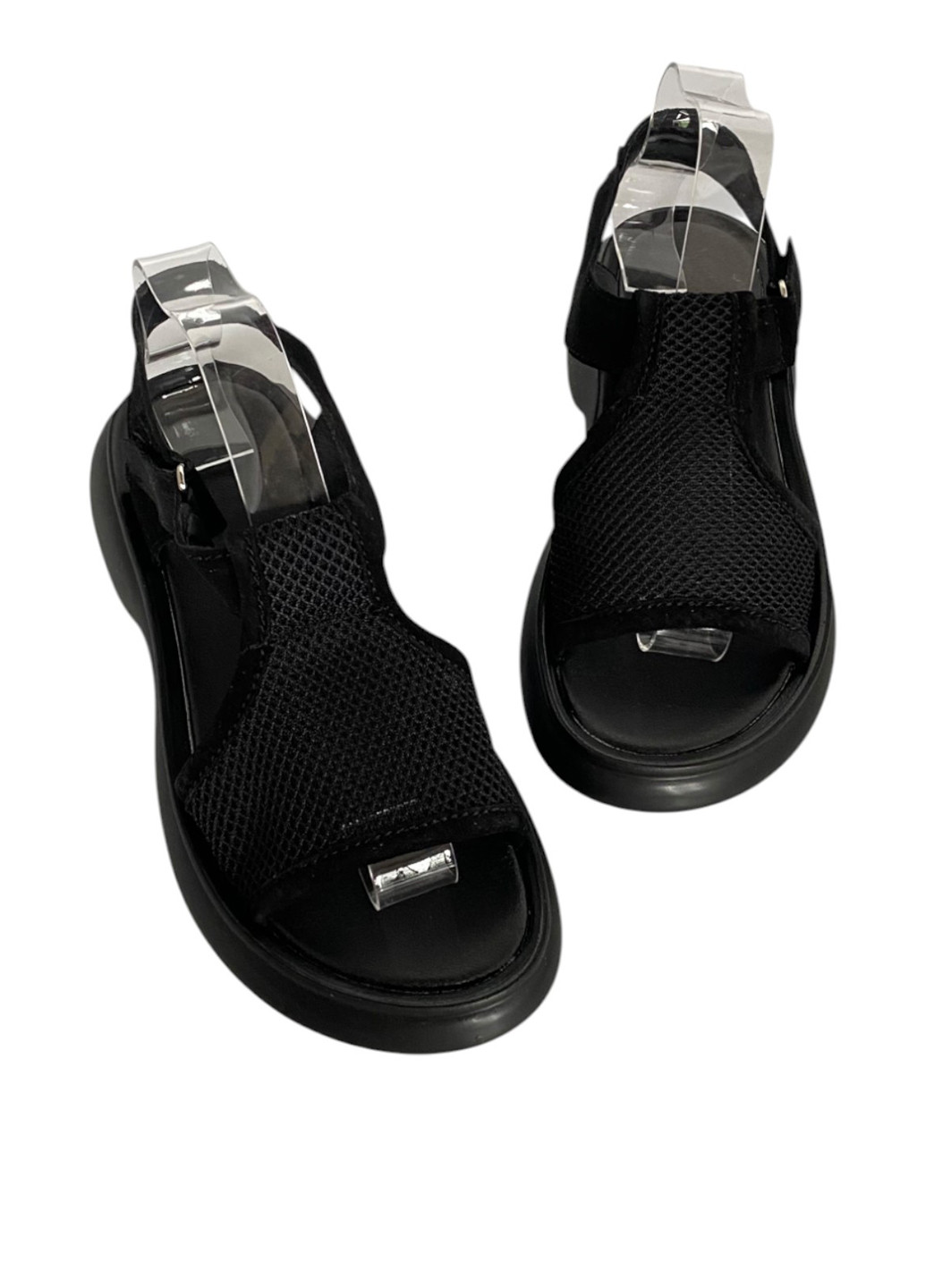Черные босоножки Ailinda на липучке