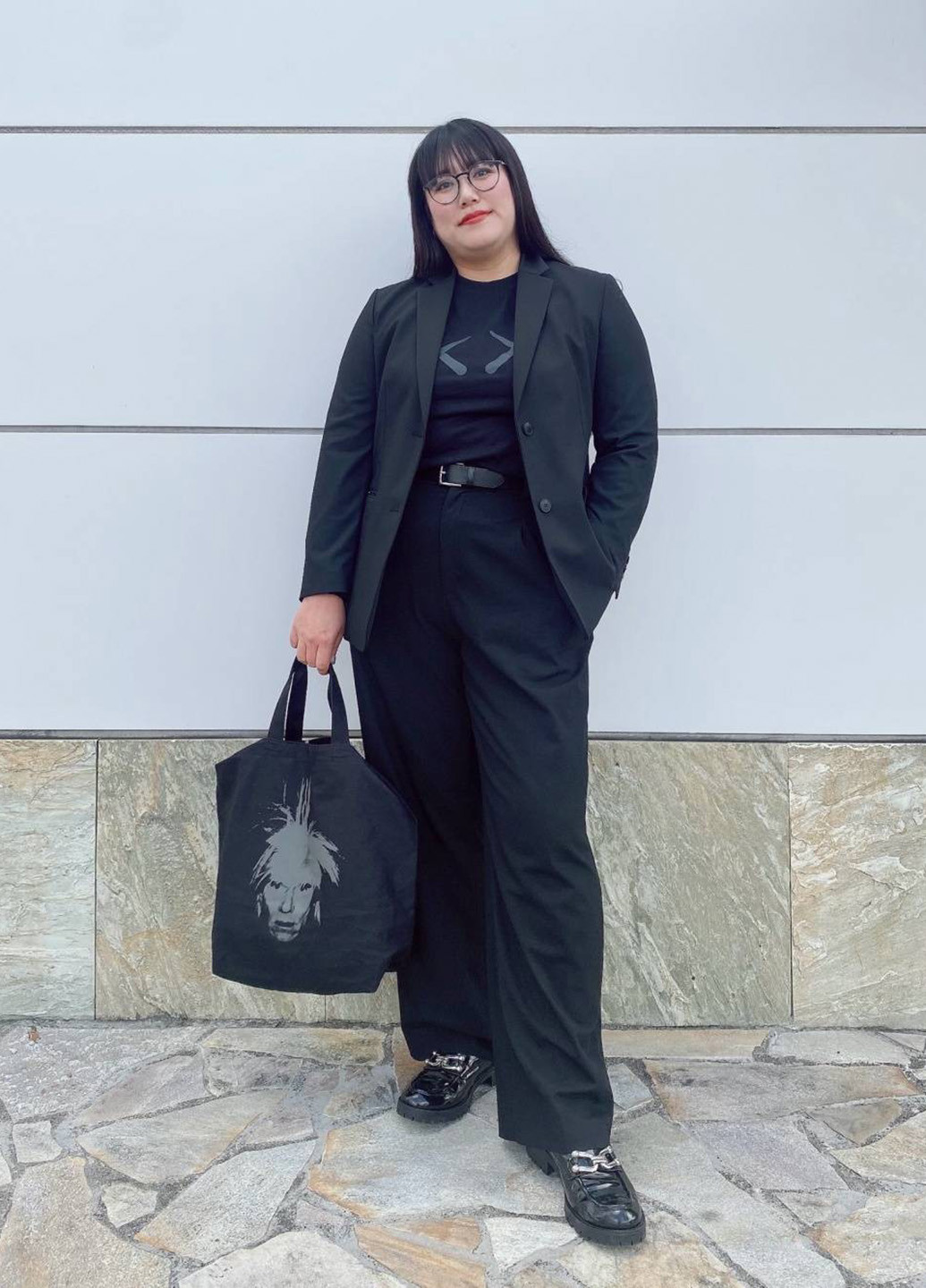 Черная футболка Uniqlo