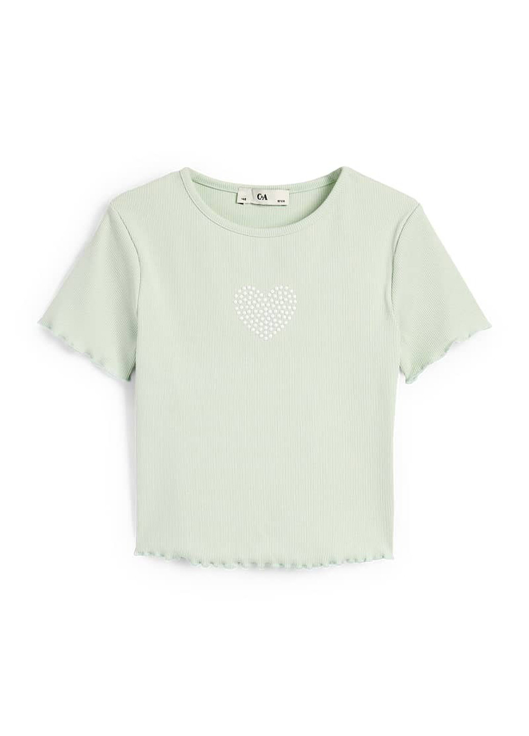 Фисташковая летняя футболка C&A