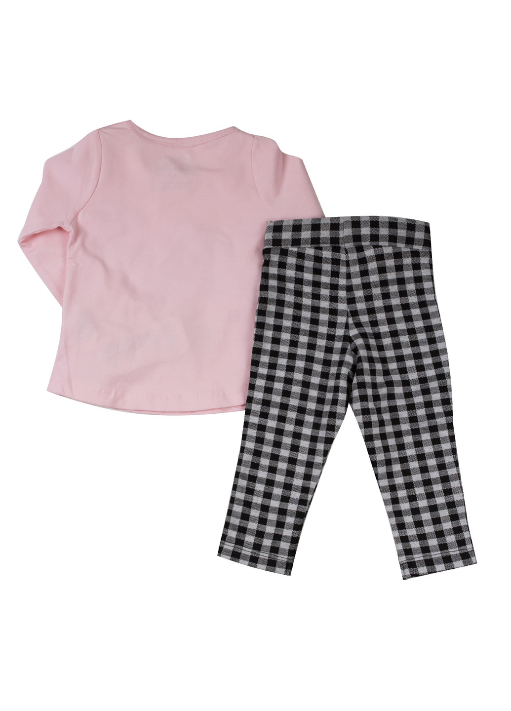Розовый демисезонный комплект (туника, брюки) Breeze