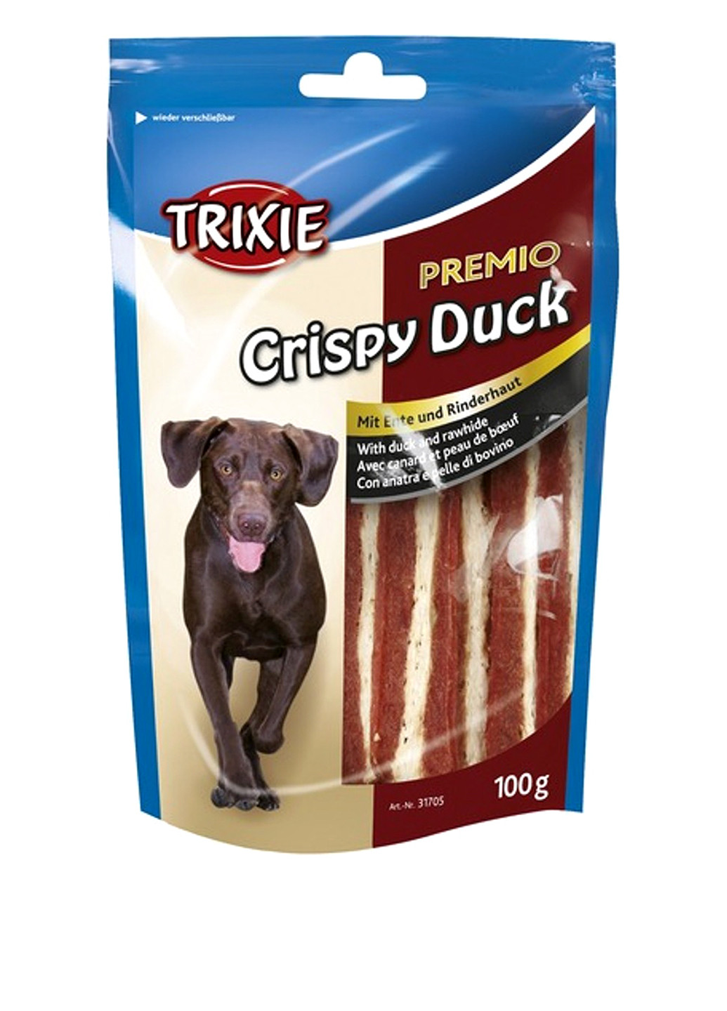 Ласощі для собак "PREMIO Crispy Duck", 100 гр Trixie (16935244)