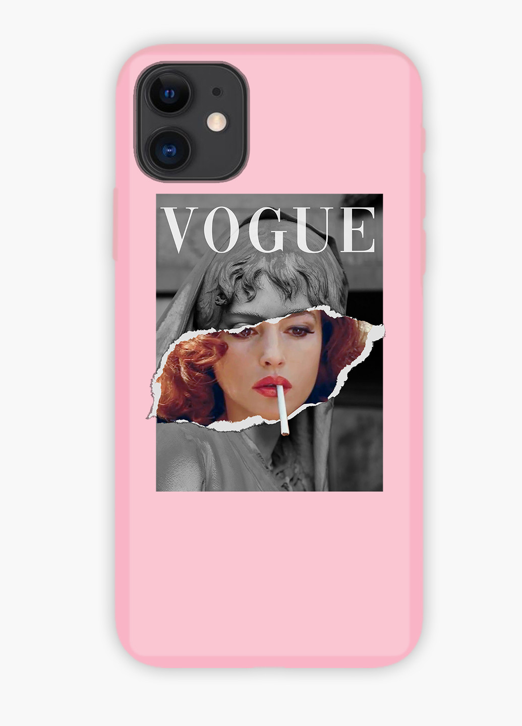 Чехол силиконовый Apple Iphone X Моника Беллуччи Ренессанс (Monica Bellucci Renaissance) (6129-1588) MobiPrint (219534572)