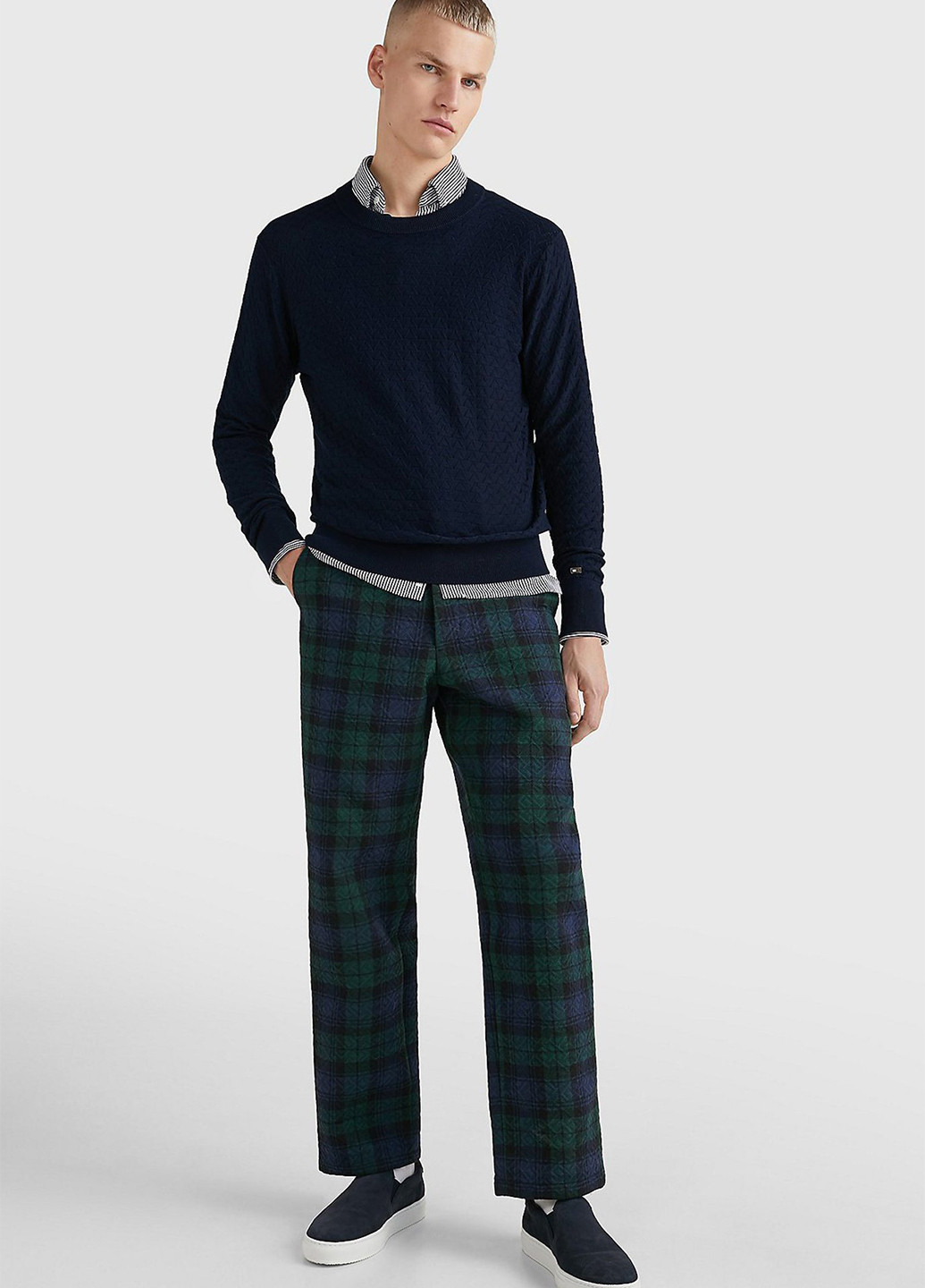 Темно-синий зимний джемпер джемпер Tommy Hilfiger