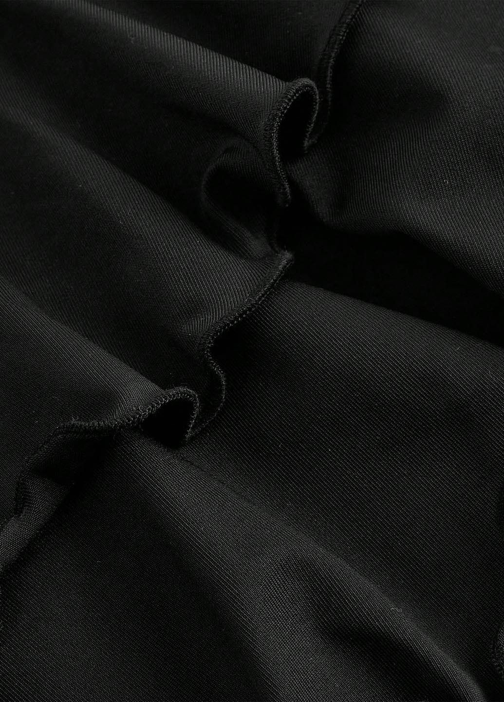 Чорно-білий кежуал сукня бандо SHEIN однотонна