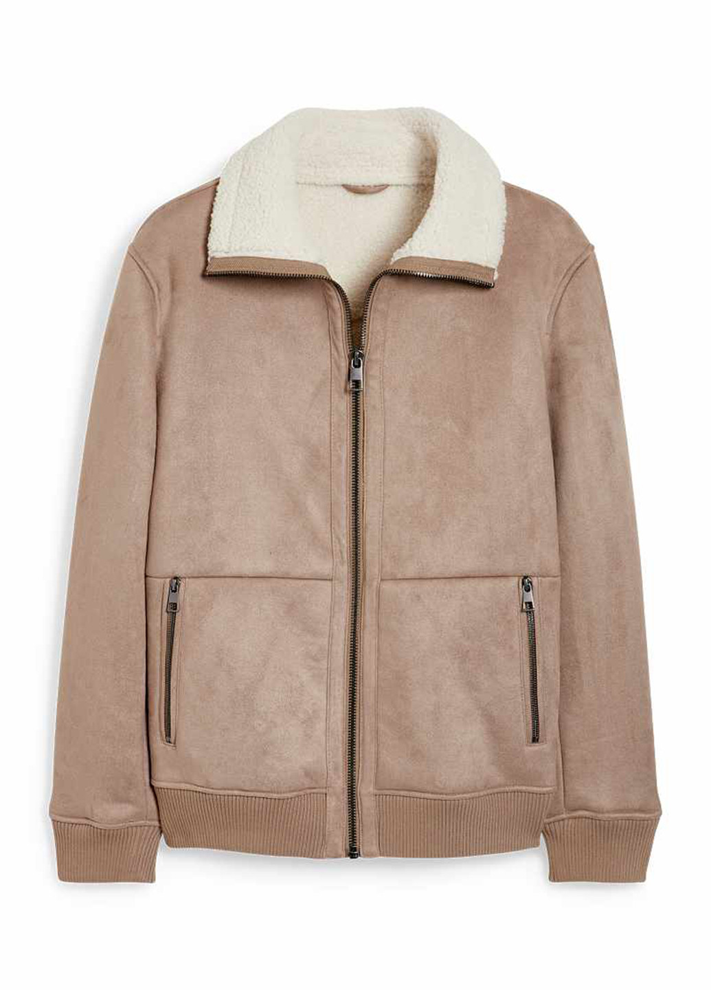 Бежева демісезонна куртка C&A