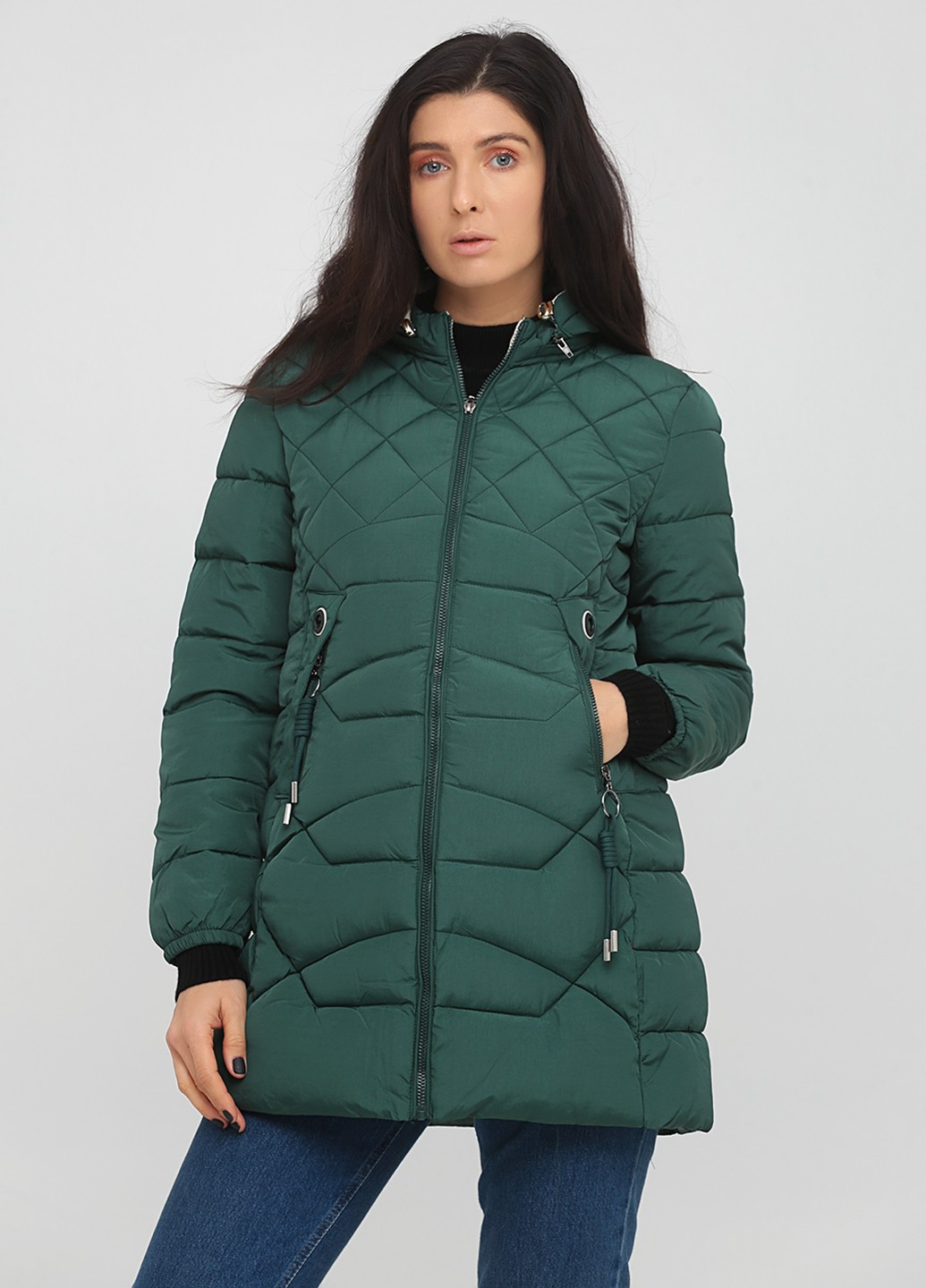 Зеленая демисезонная куртка Lian Hai