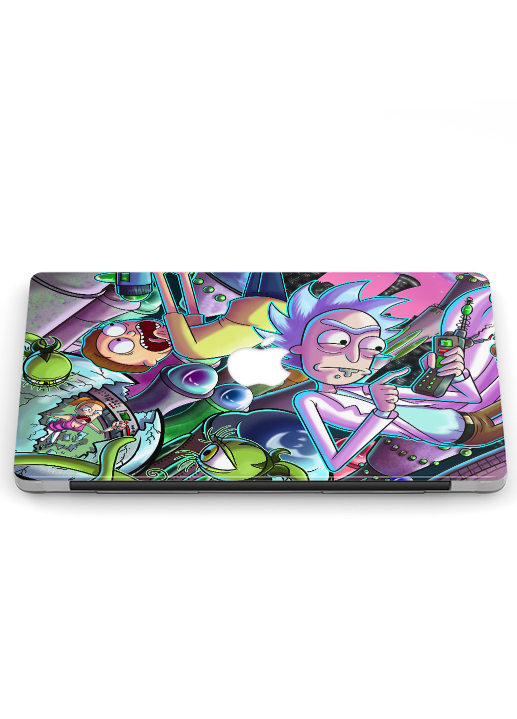 Чехол пластиковый для Apple MacBook Pro 15 A1707 / A1990 Рик и Морти (Rick and Morty) (6353-1561) MobiPrint (218348014)