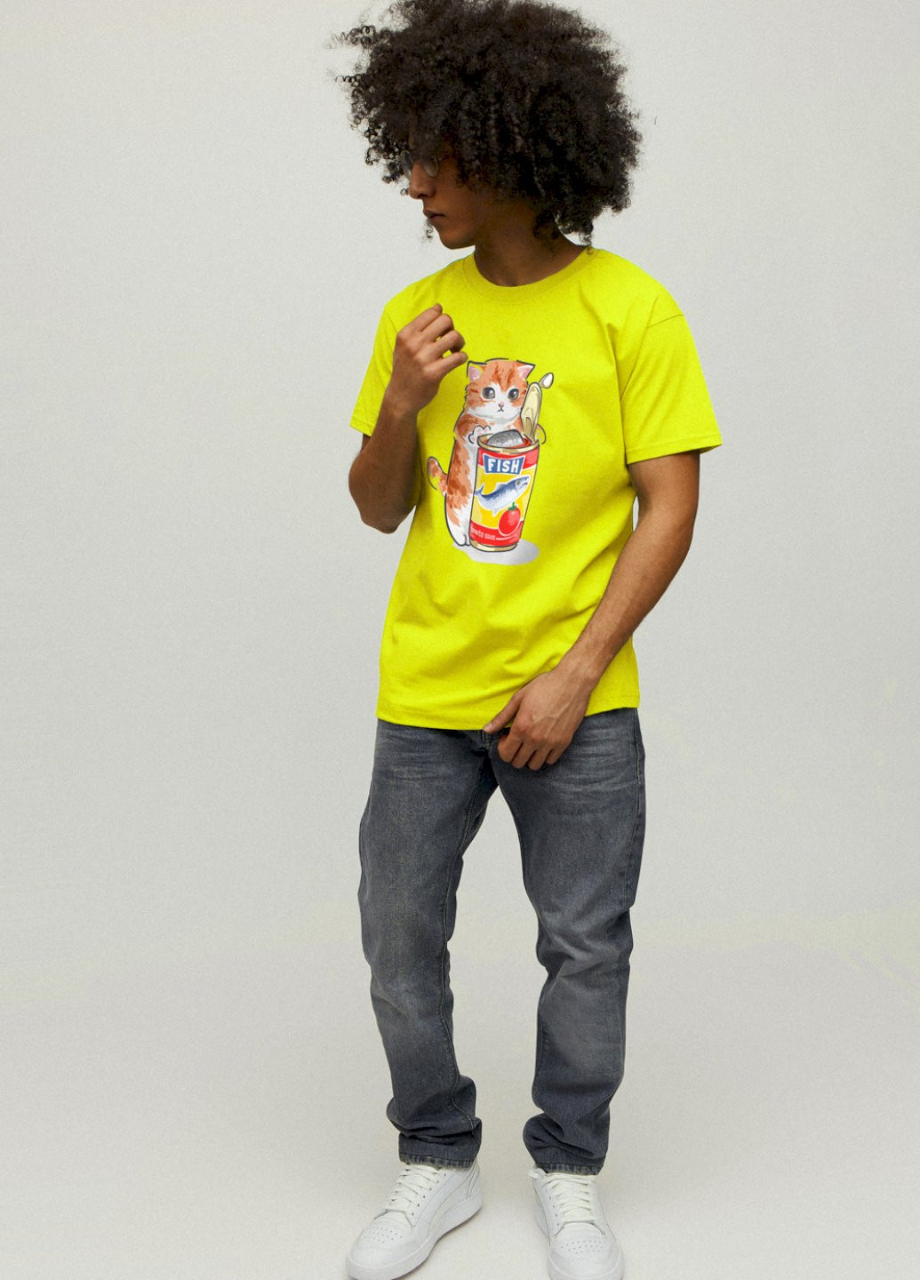 Желтая футболка мужская YAPPI