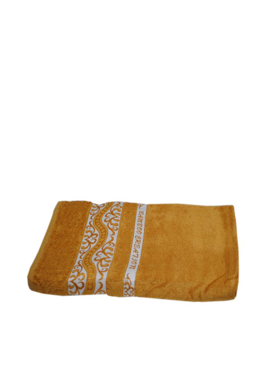 JULIA полотенце, 70х140 см орнамент горчичный производство - Турция