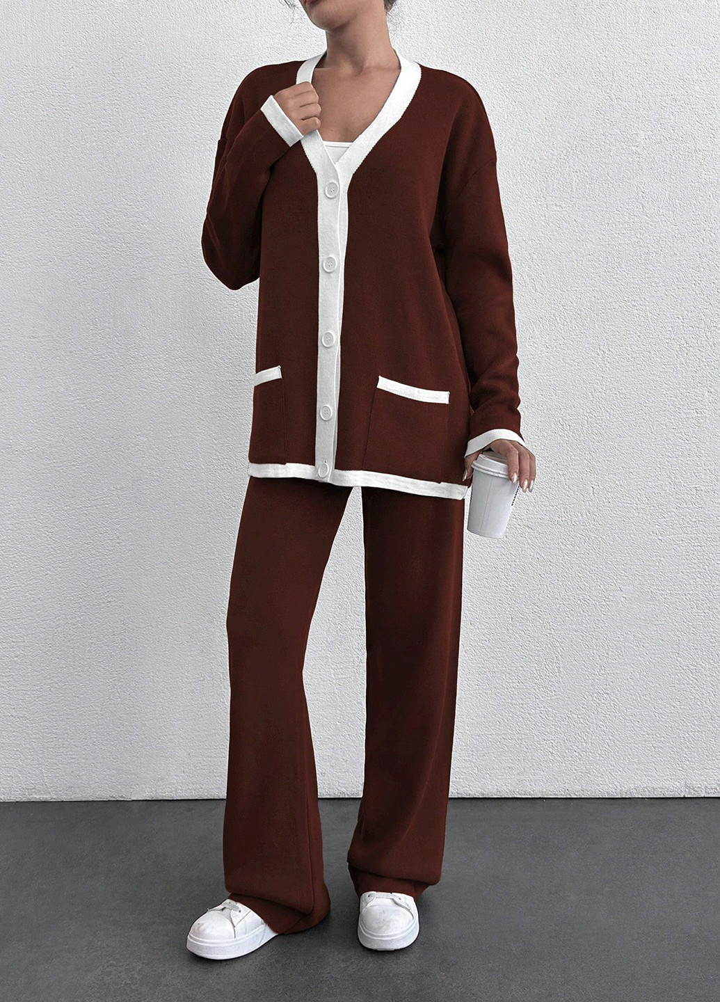 Костюм (кардиган, брюки) SHEIN (334101317)