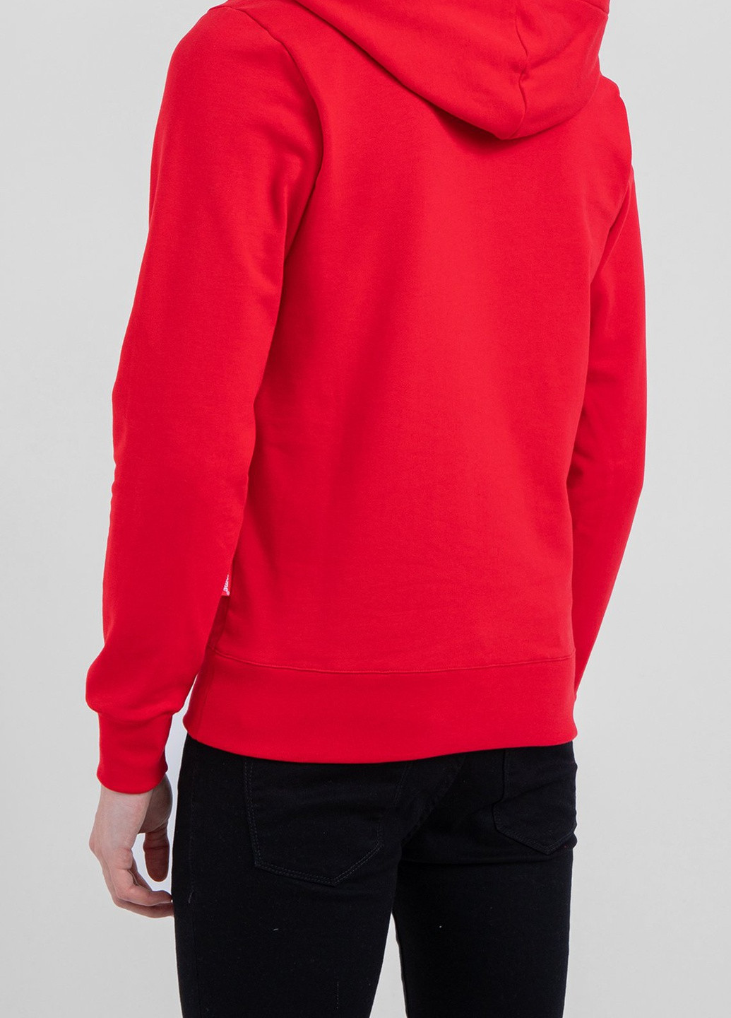 Сірий бавовняний худі з логотипом Supreme Spain (228877441)