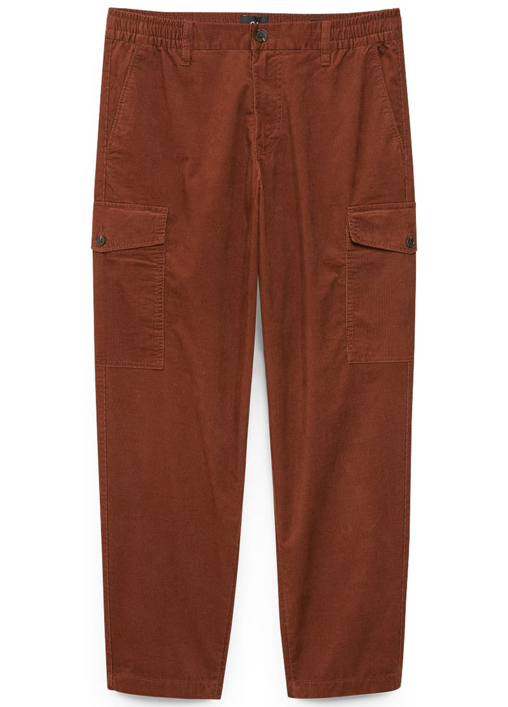 Коричневые кэжуал демисезонные карго брюки C&A