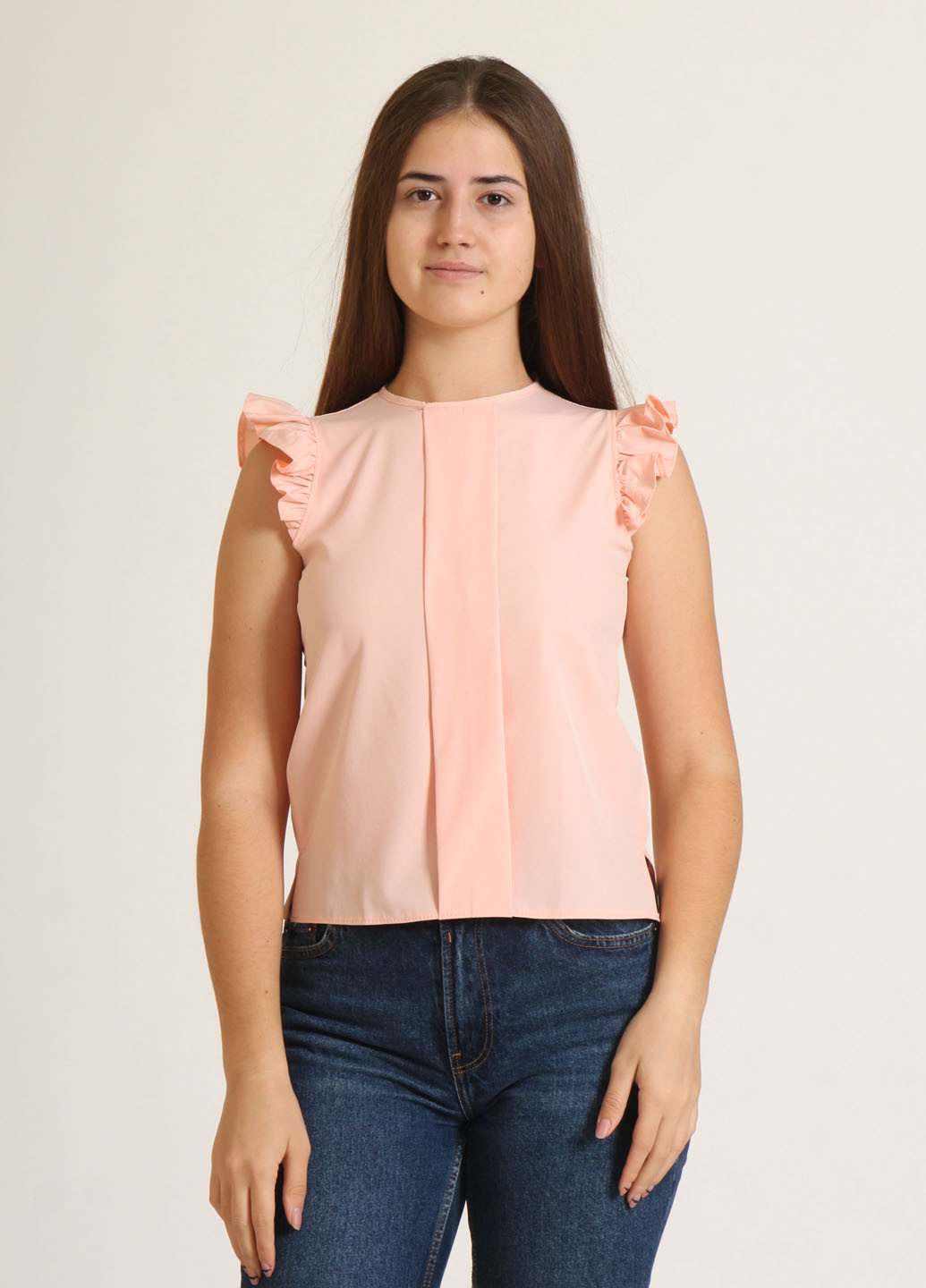 Світло-рожева літня блуза InDresser
